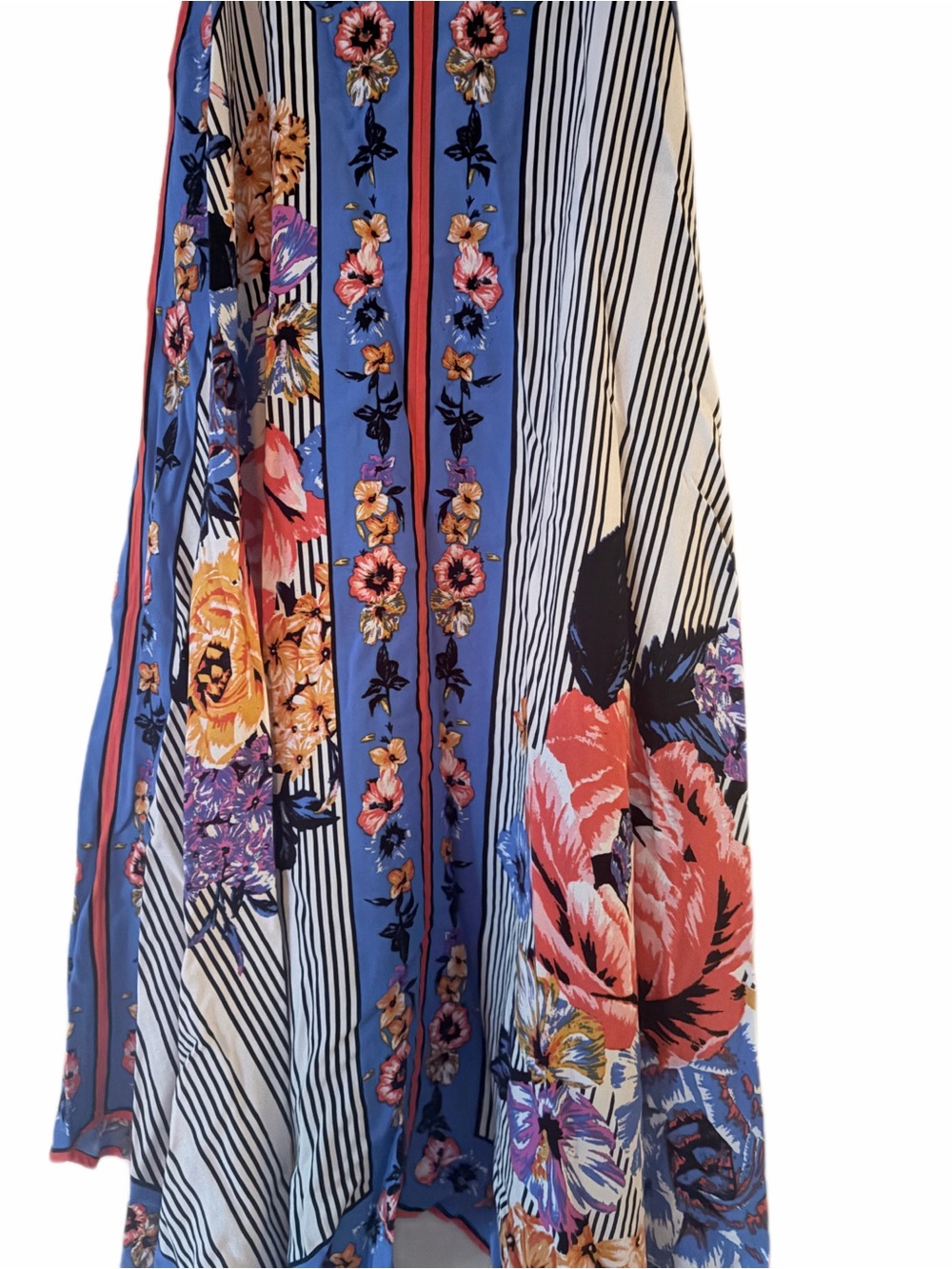Flying Tomato Blue and Red Floral Patterned Dress NWOT - Picture 2 of 4